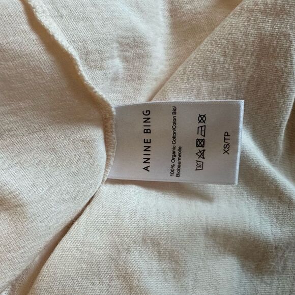 Anine Bing Wes Oversized LA 2012 Boxy T-shirt Blush Pink - Picture 6 of 8